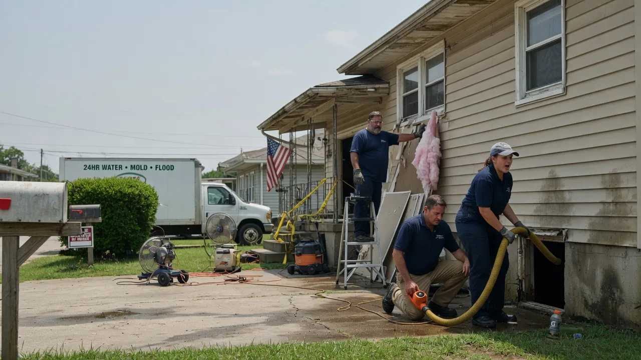 Water Damage Repair in Archibald, LA near me
